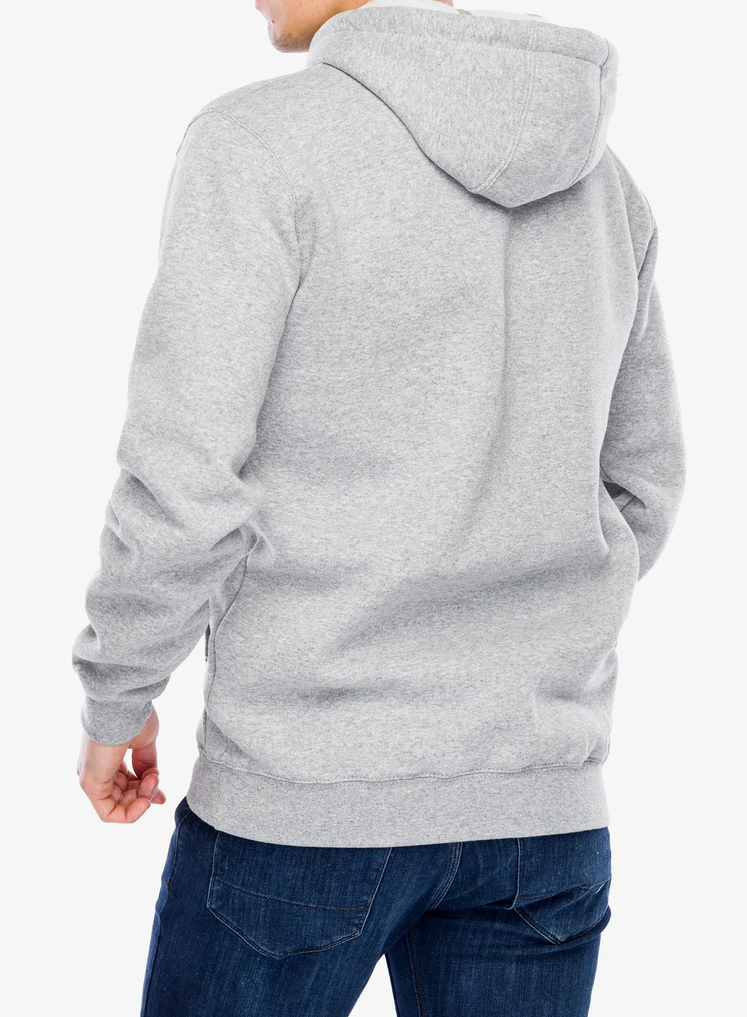 Jopica s kapuco Carhartt Signature Logo Sweatshirt - heather grey