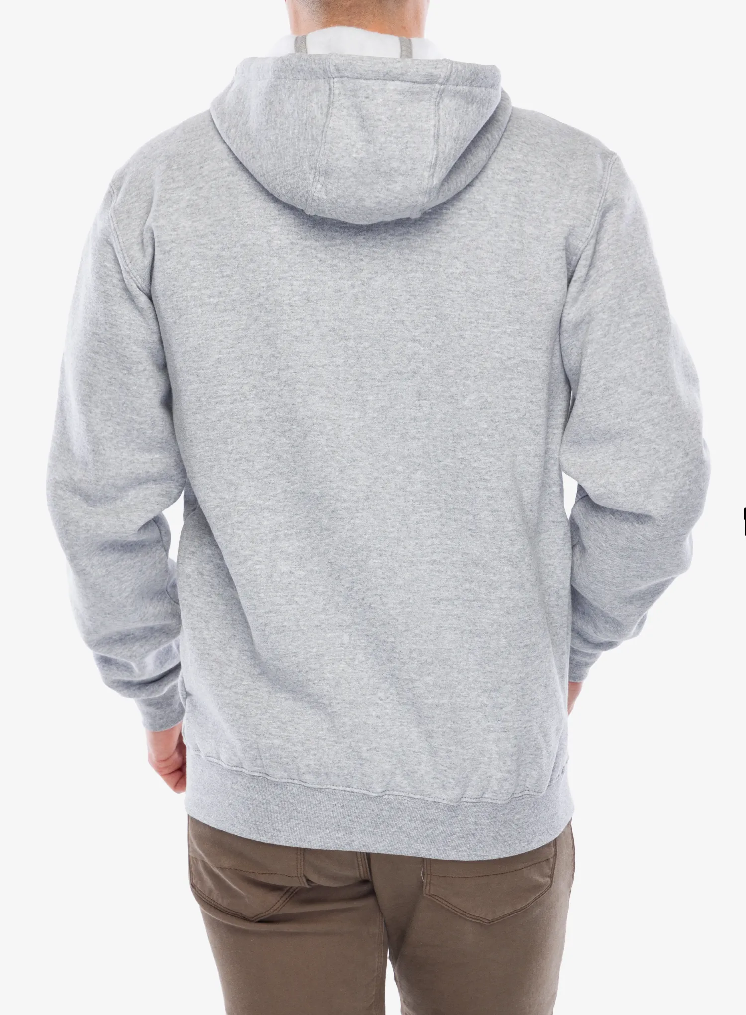 Jopica s kapuco Carhartt Zip Hooded Sweatshirt - heather grey