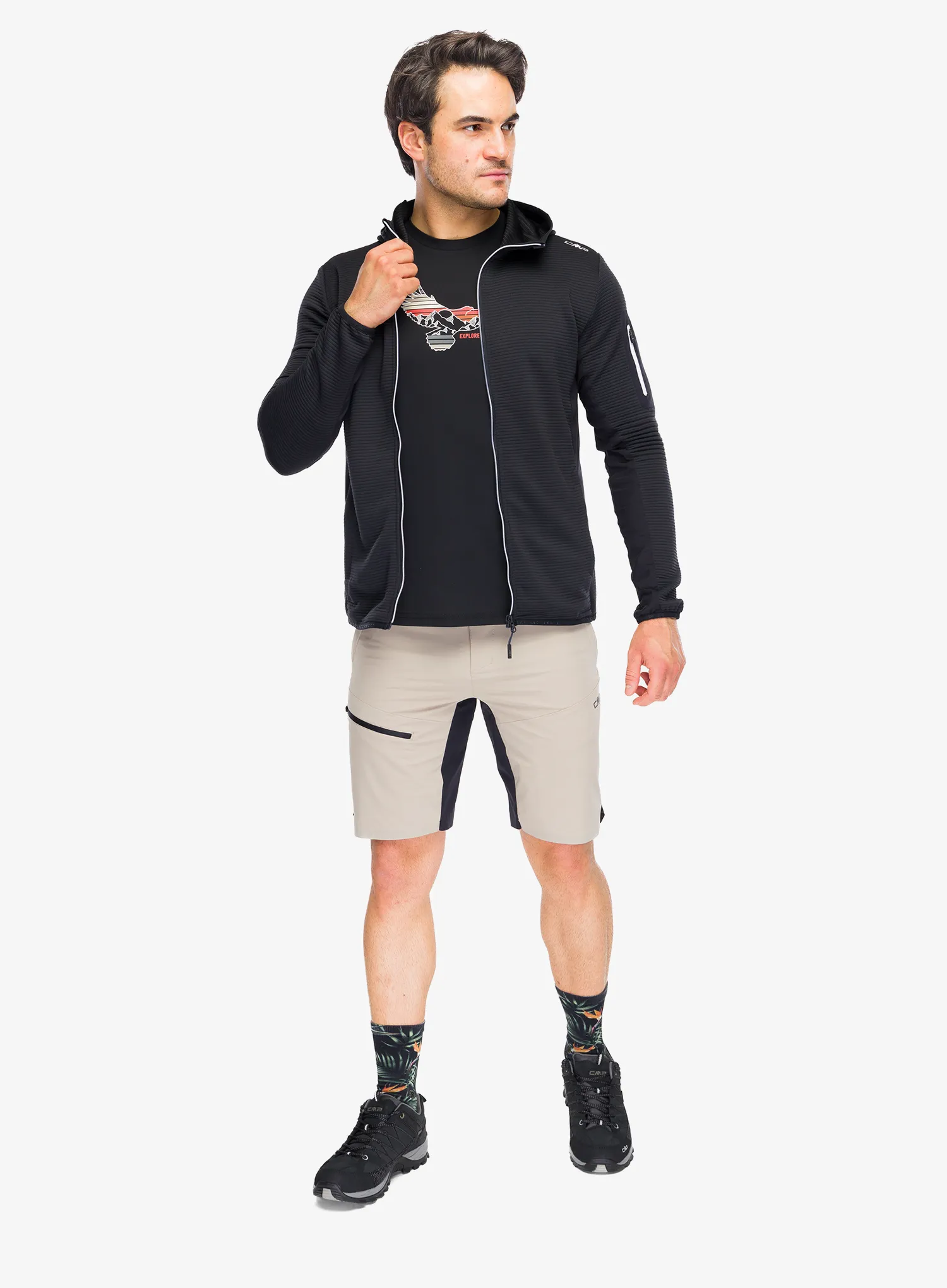 Jopica s kapuco CMP Mirevo Jacket - antracite