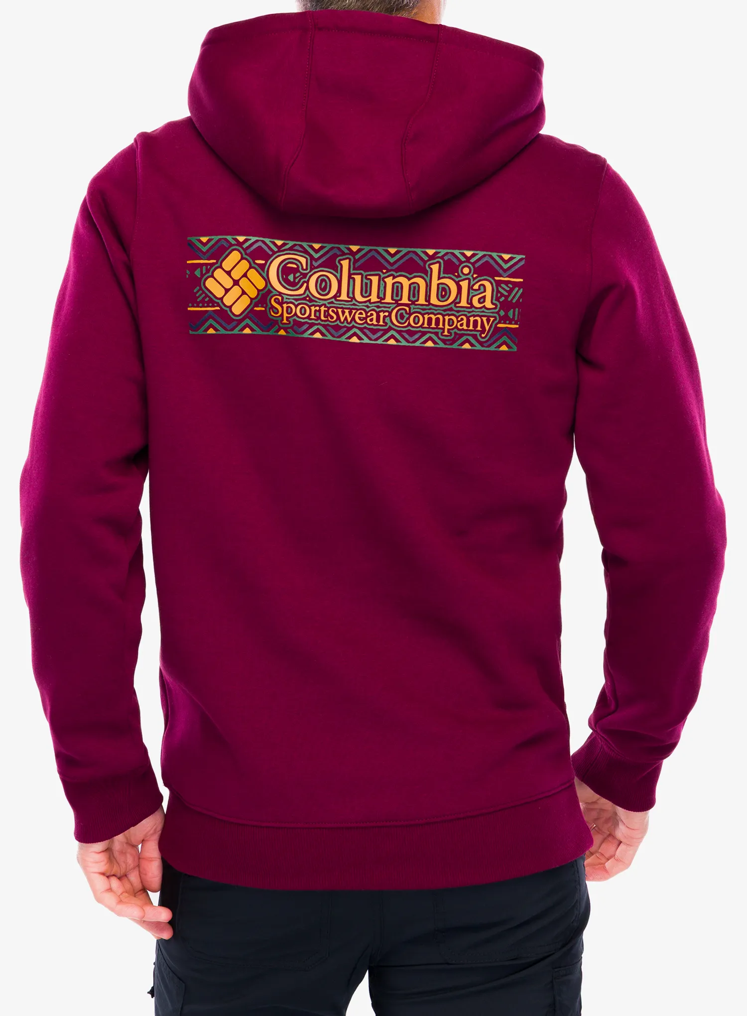 Jopica s kapuco Columbia Meridian Creek Graphic Hoodie - rich wine branded blanket