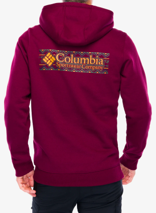 Jopica s kapuco Columbia Meridian Creek Graphic Hoodie - rich wine branded blanket