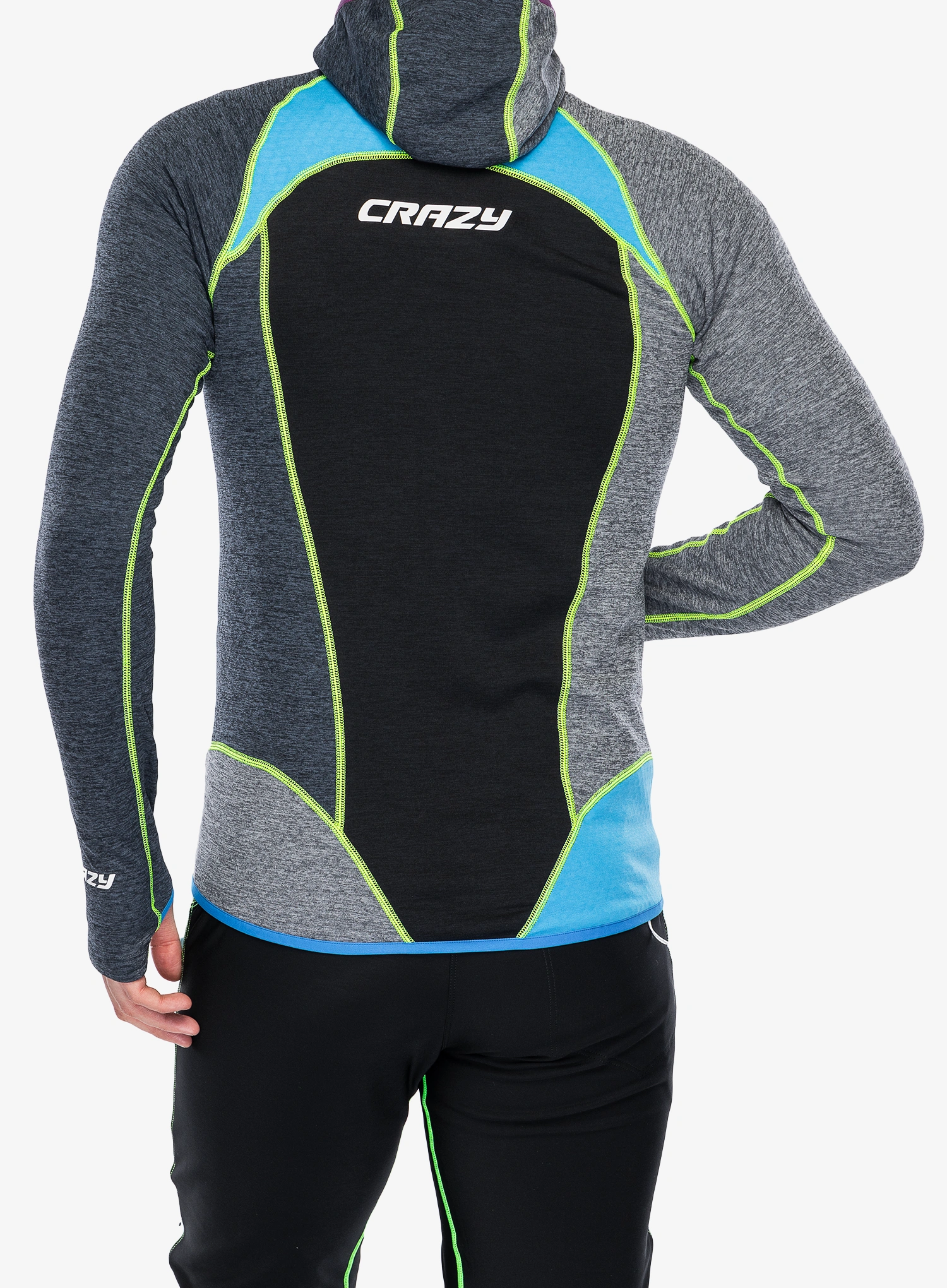 Jopica s kapuco Crazy Pull Resolution  - energy/black