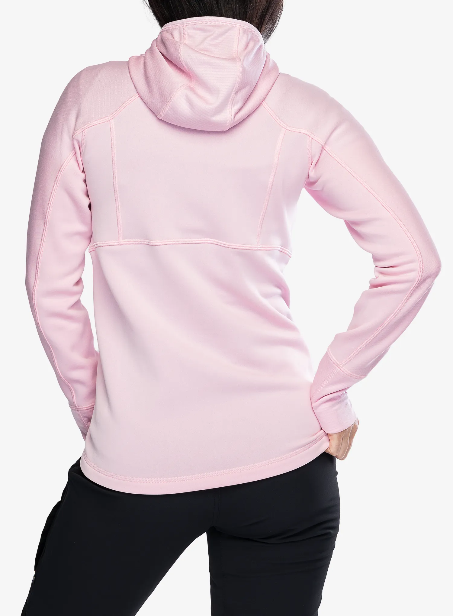 Ženska jopa s kapuco Haglofs Betula Hood - fresh pink