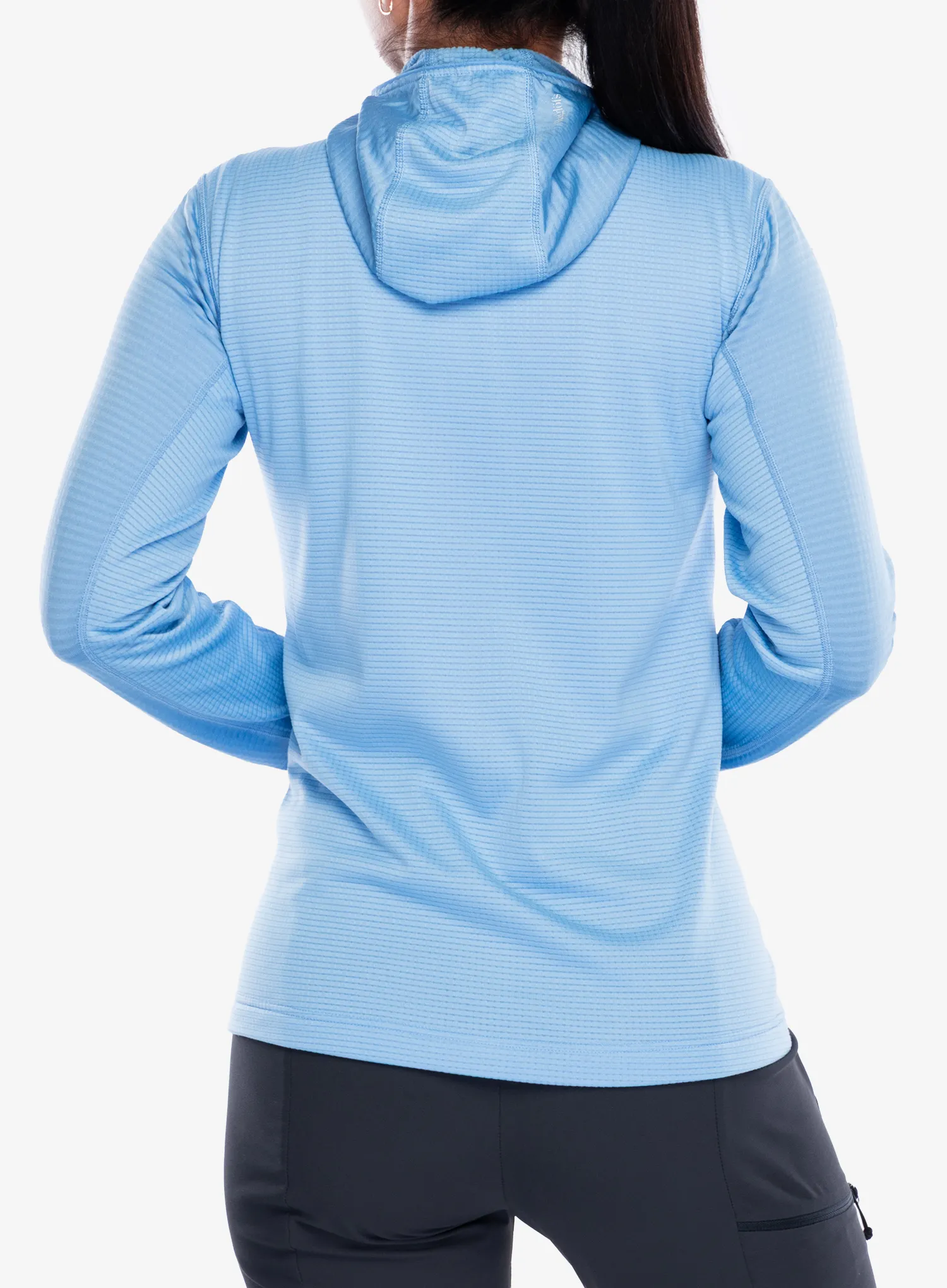 Ženska jopa s kapuco Haglofs L.I.M Mid Multi II Hood - sky blue