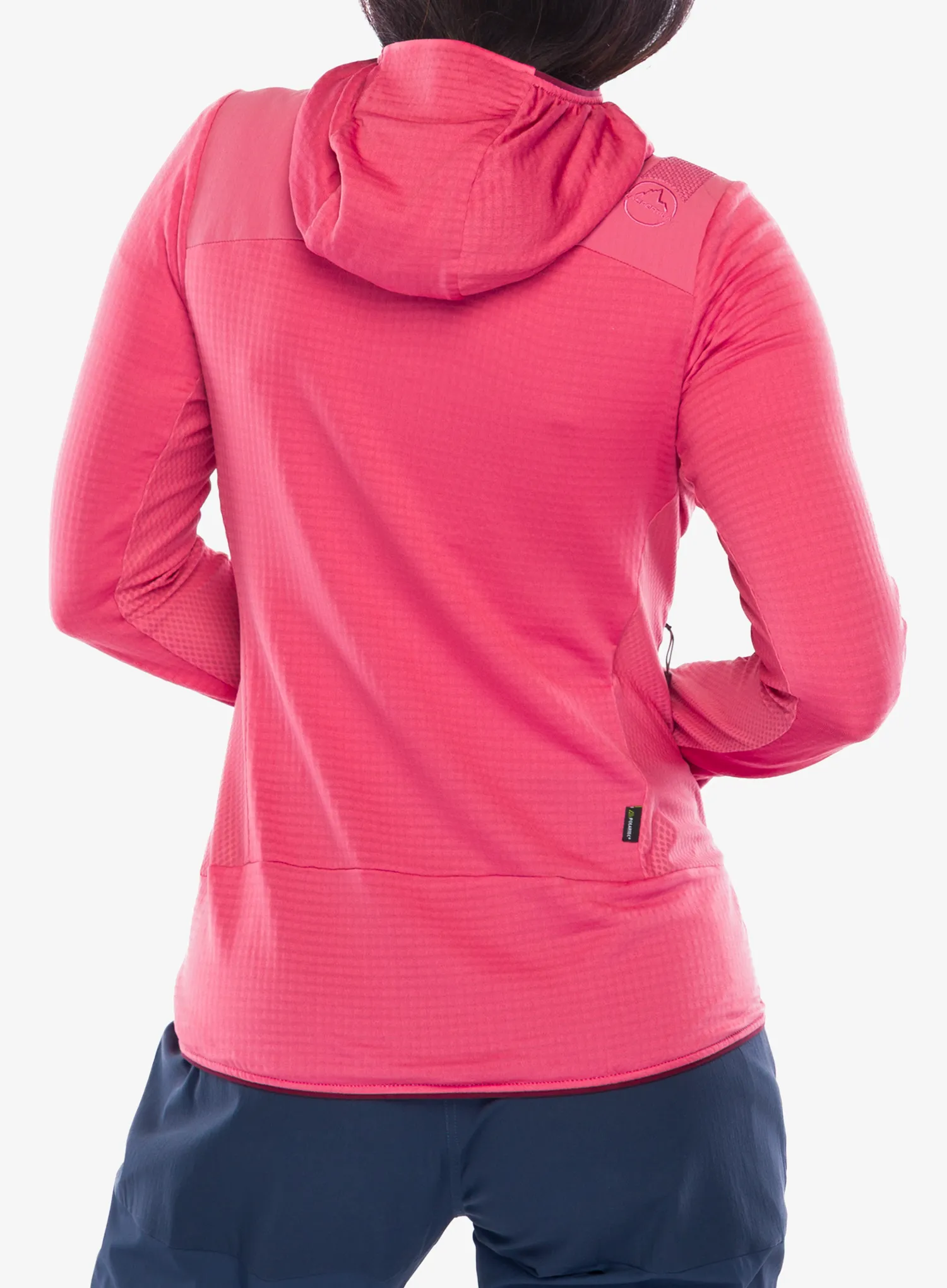 Ženska jopa s kapuco La Sportiva Aequilibrium Thermal Hoody - rosebay/redwood