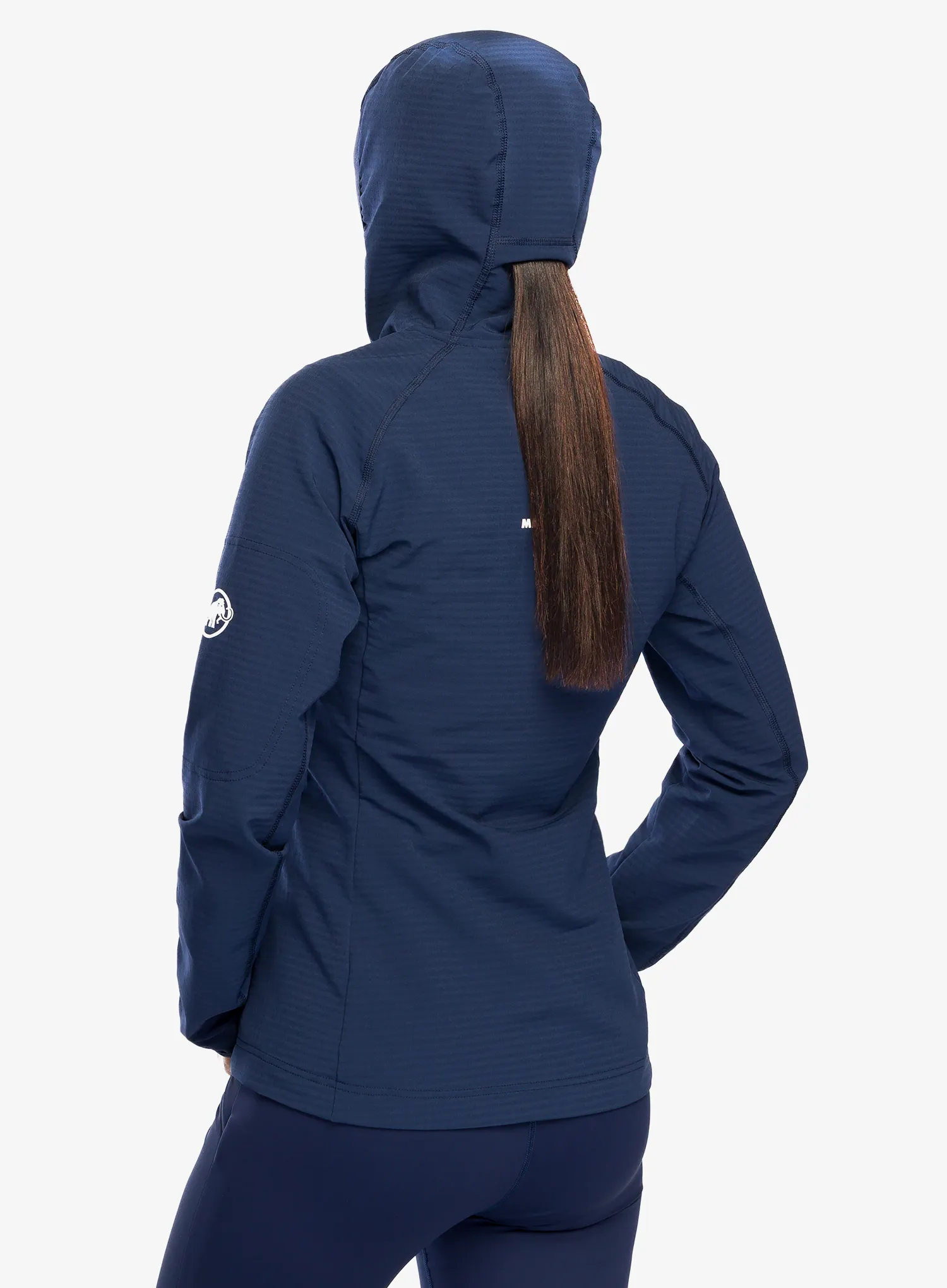 Ženska jopa s kapuco Mammut Madris Light ML Hooded Jacket - marine