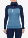 Ženska jopa s kapuco Millet Fusion Grid Hoodie - coronet blue/saphir