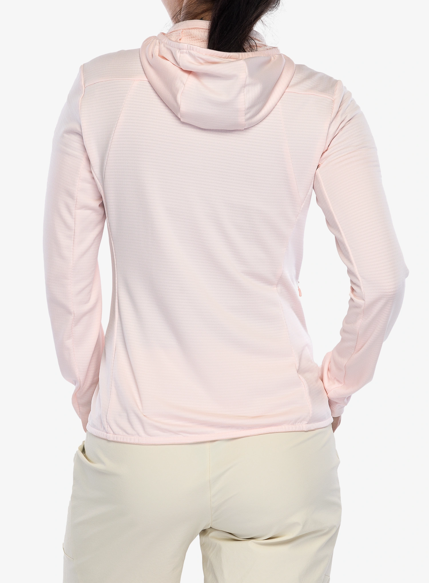 Ženska jopa s kapuco Montura Kristall Maglia - light rose