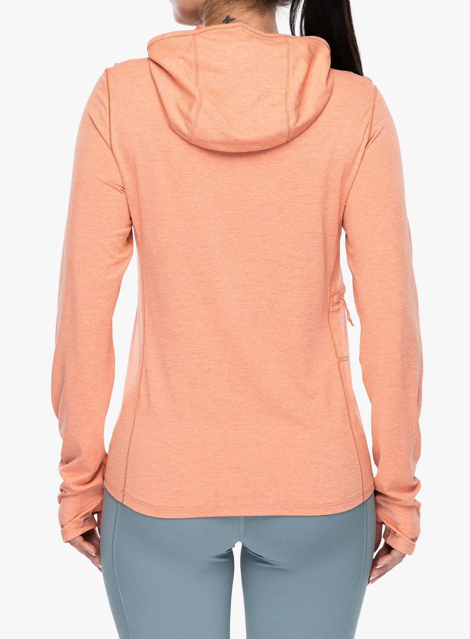 Ženska jopa s kapuco Patagonia Cap Cool Sun Hoody - m.melon/peach sherbet x-dye
