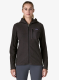 Ženska jopa s kapuco Patagonia R1 Air Full-Zip Hoody - black