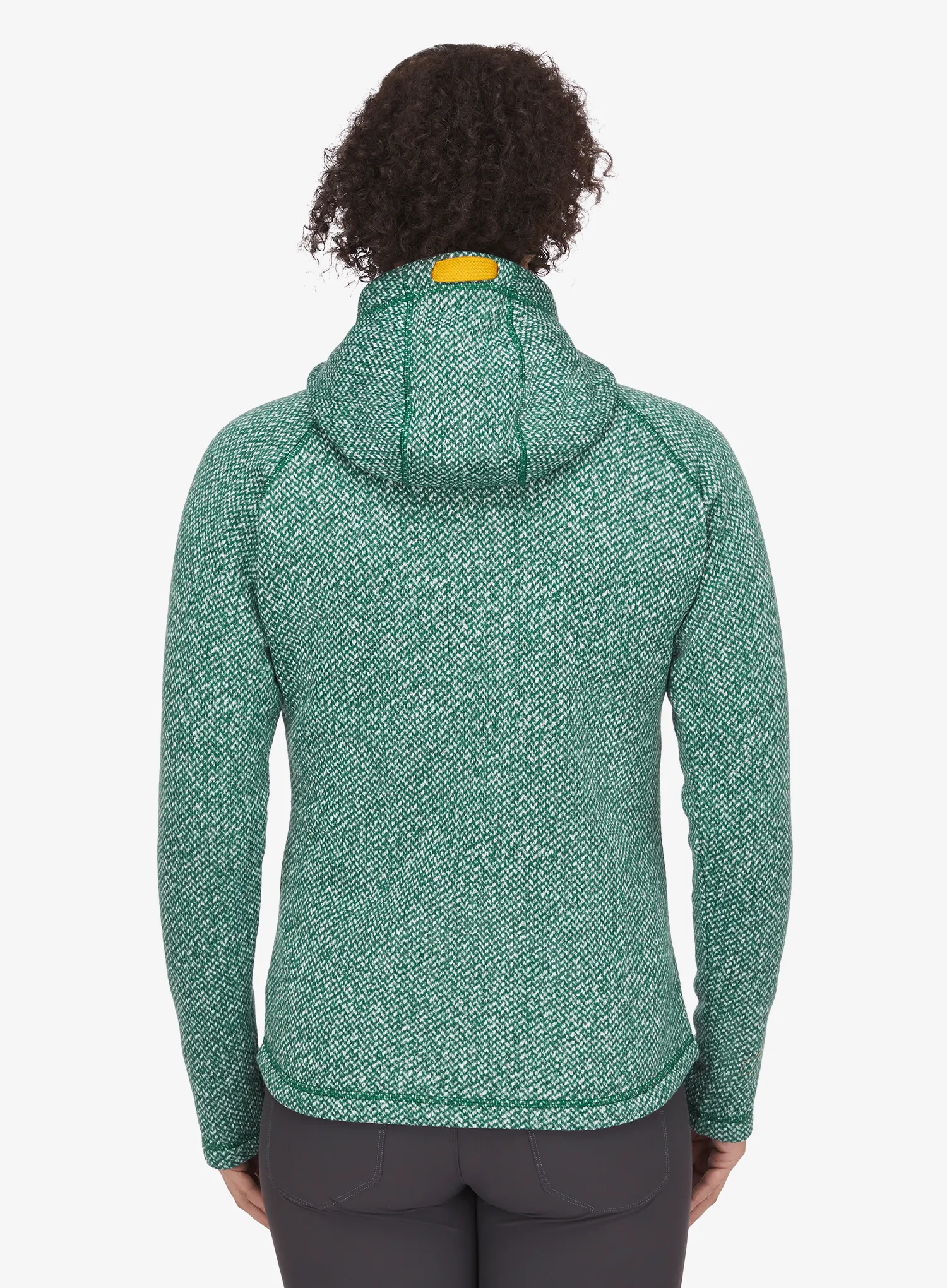 Ženska jopa s kapuco Rab Amy Hoody - green slate
