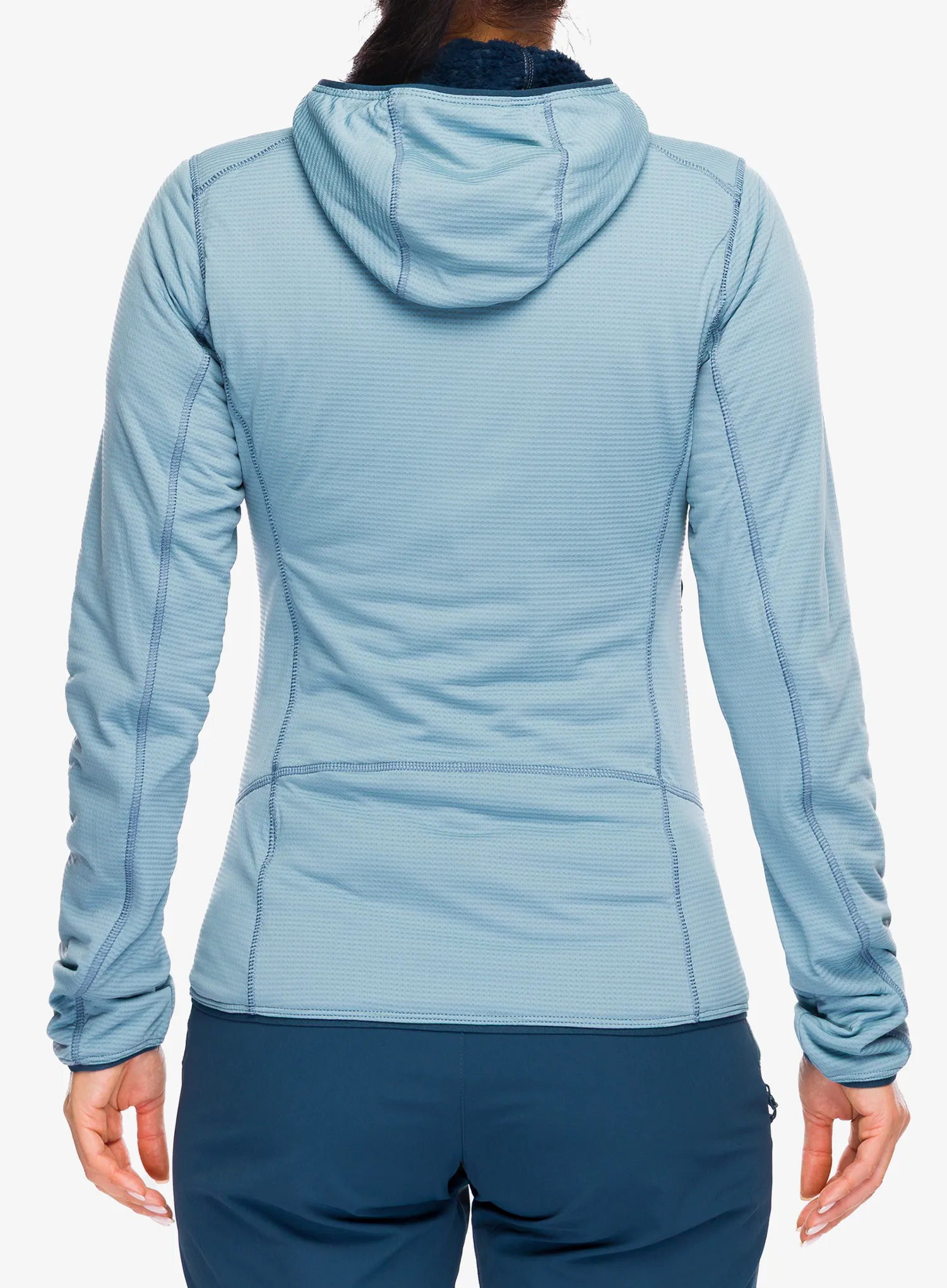 Ženska jopa s kapuco Rab Evolute Hoody - citadel