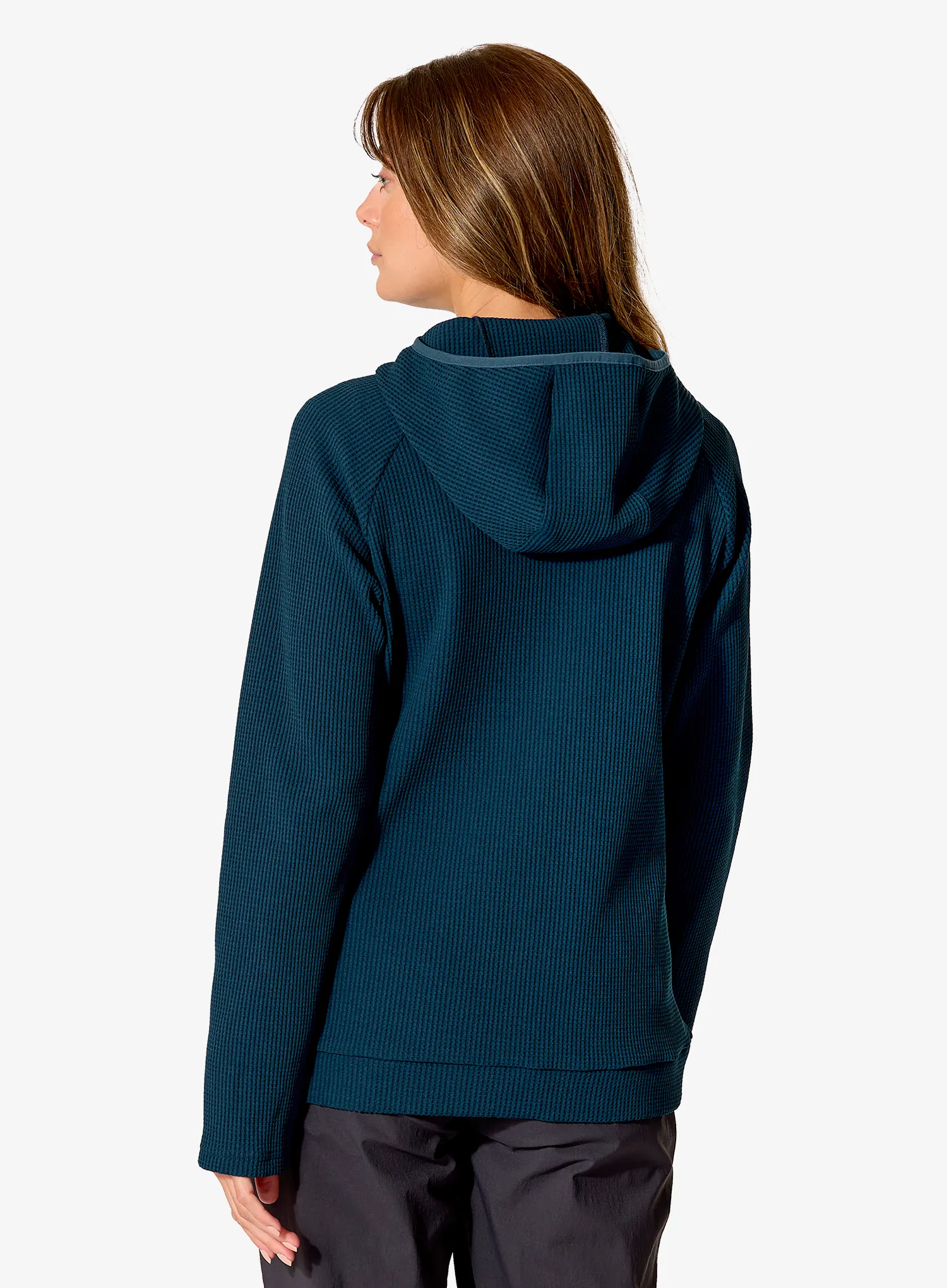 Ženska jopa s kapuco Rab Hepton Pullover Hoody - blue tempest