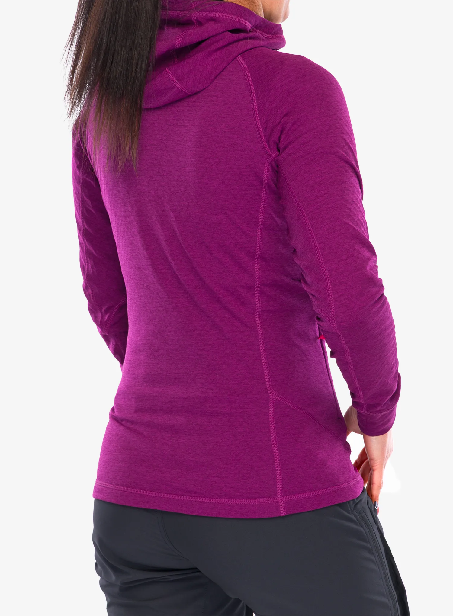 Ženska jopa s kapuco Rab Nexus Hoody - mulberry