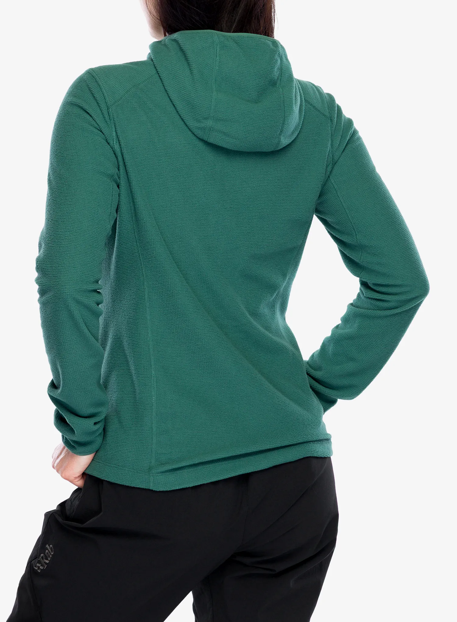 Ženska jopa s kapuco Rab Tecton Hoody - green slate