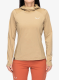 Ženska jopa s kapuco Salewa Puez Sun Hoodie - quicksand