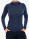 Ženska jopa s kapuco Salomon Essential Lightwarm Hoodie - blue nights