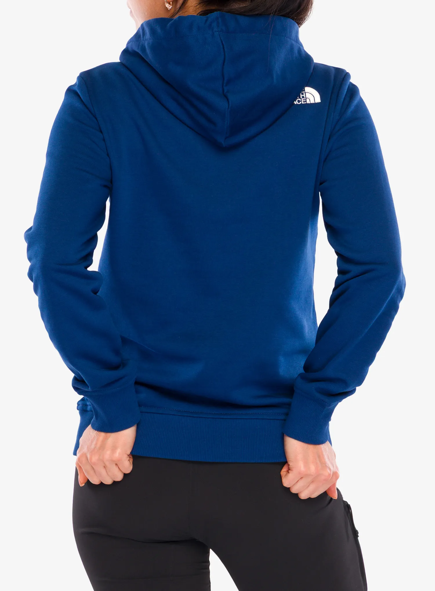 Ženska jopa s kapuco The North Face Drew Peak Light Hoodie - estate blue/white dune