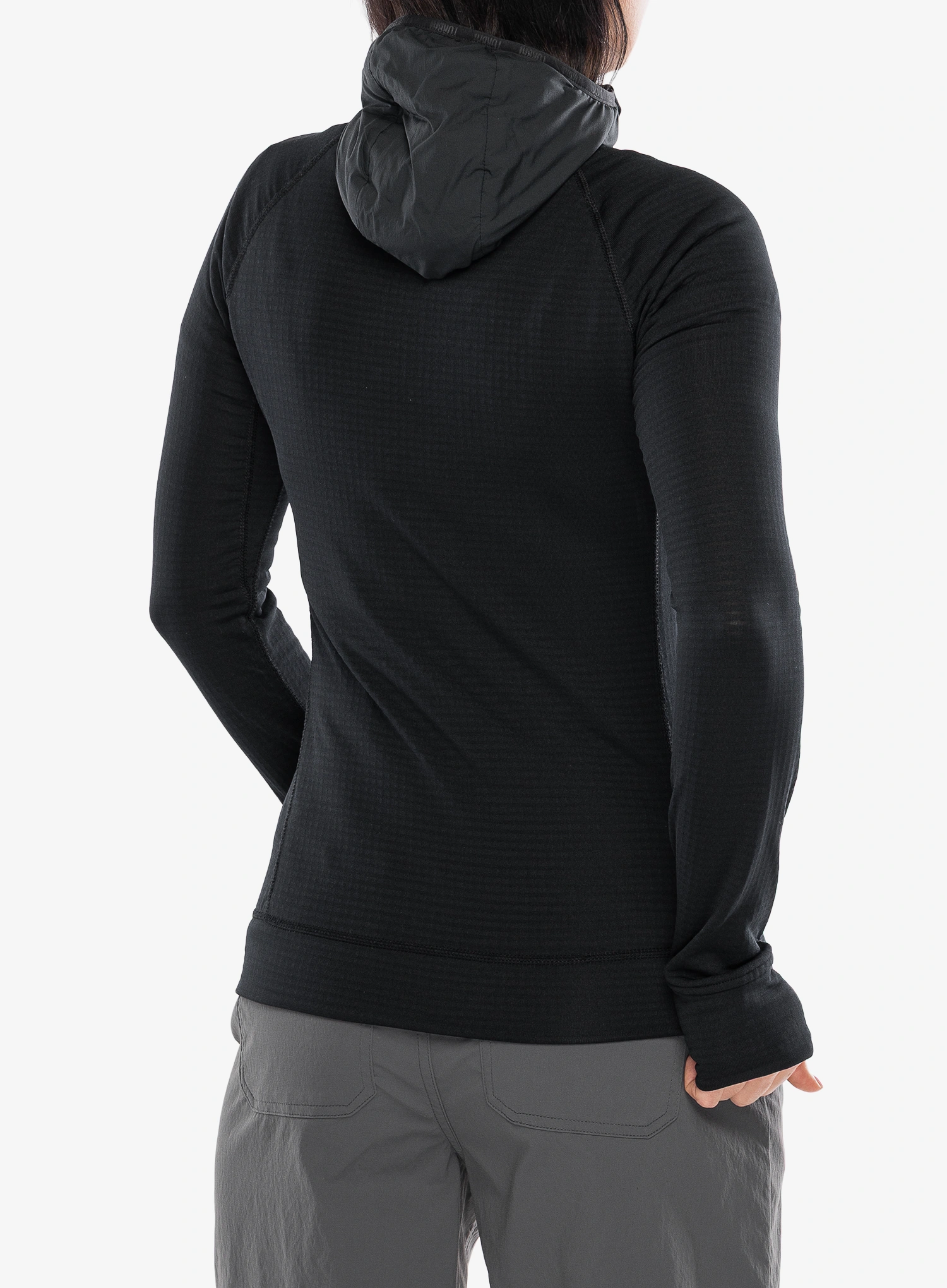 Ženska jopa s kapuco Turbat Ilma Hood - jet black/black