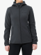 Ženska jopa s kapuco Vaude Idris Fleece Hoody - phantom black
