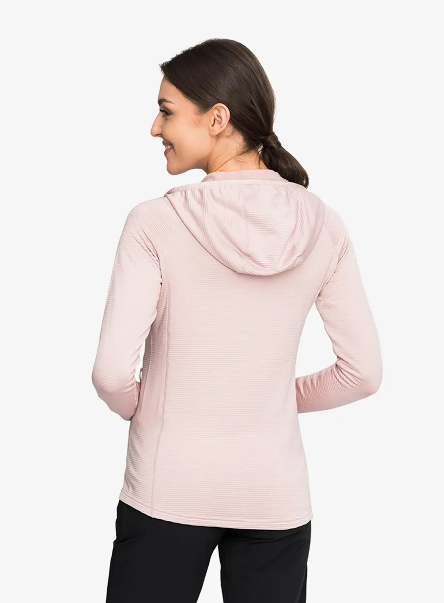 Ženska jopa s kapuco Viking Birger Hoodie - pink