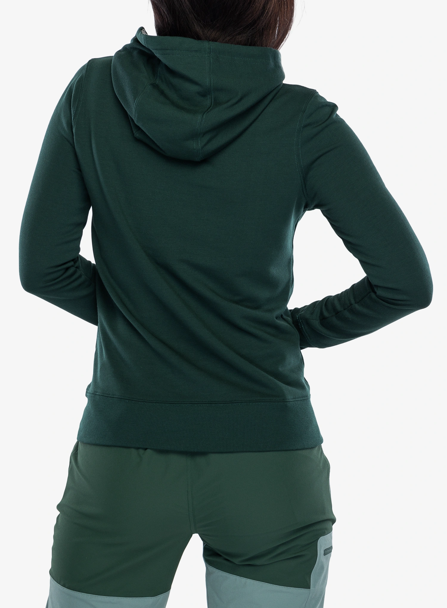 Ženska jopa s kapuco Viking Panaka Hoodie Bamboo - green