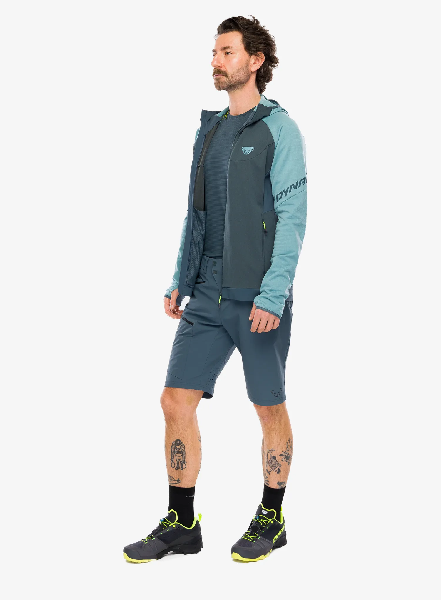 Jopica s kapuco Dynafit Transalper Ptc Hooded JKT - smoke blue