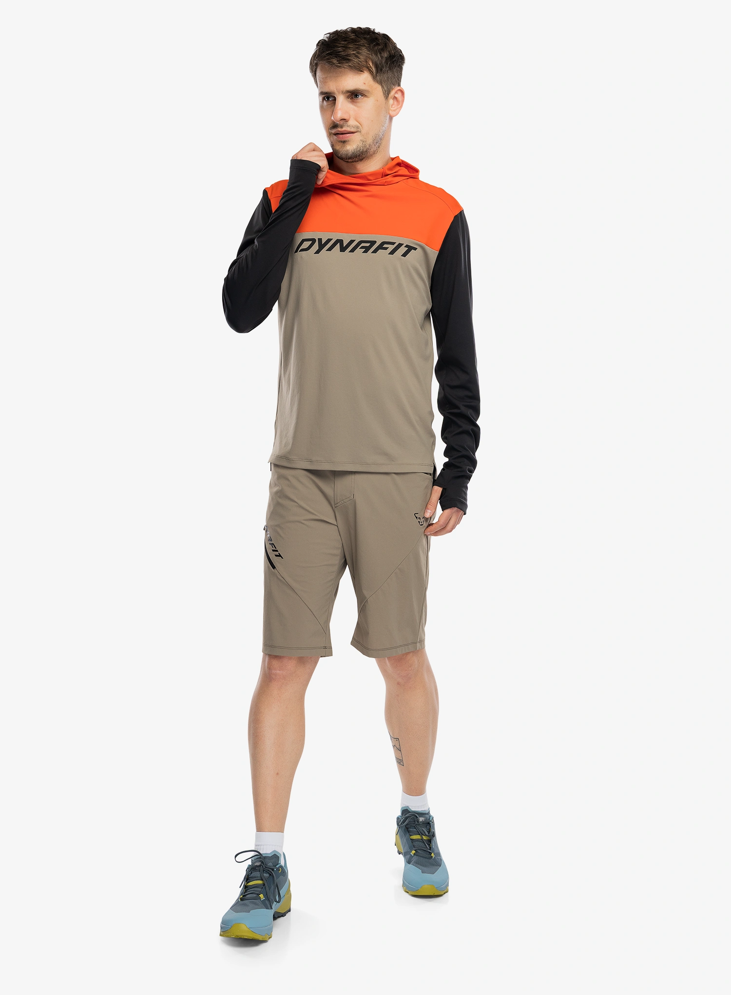 Jopica s kapuco Dynafit Traverse Sun Hoody - fallen rock