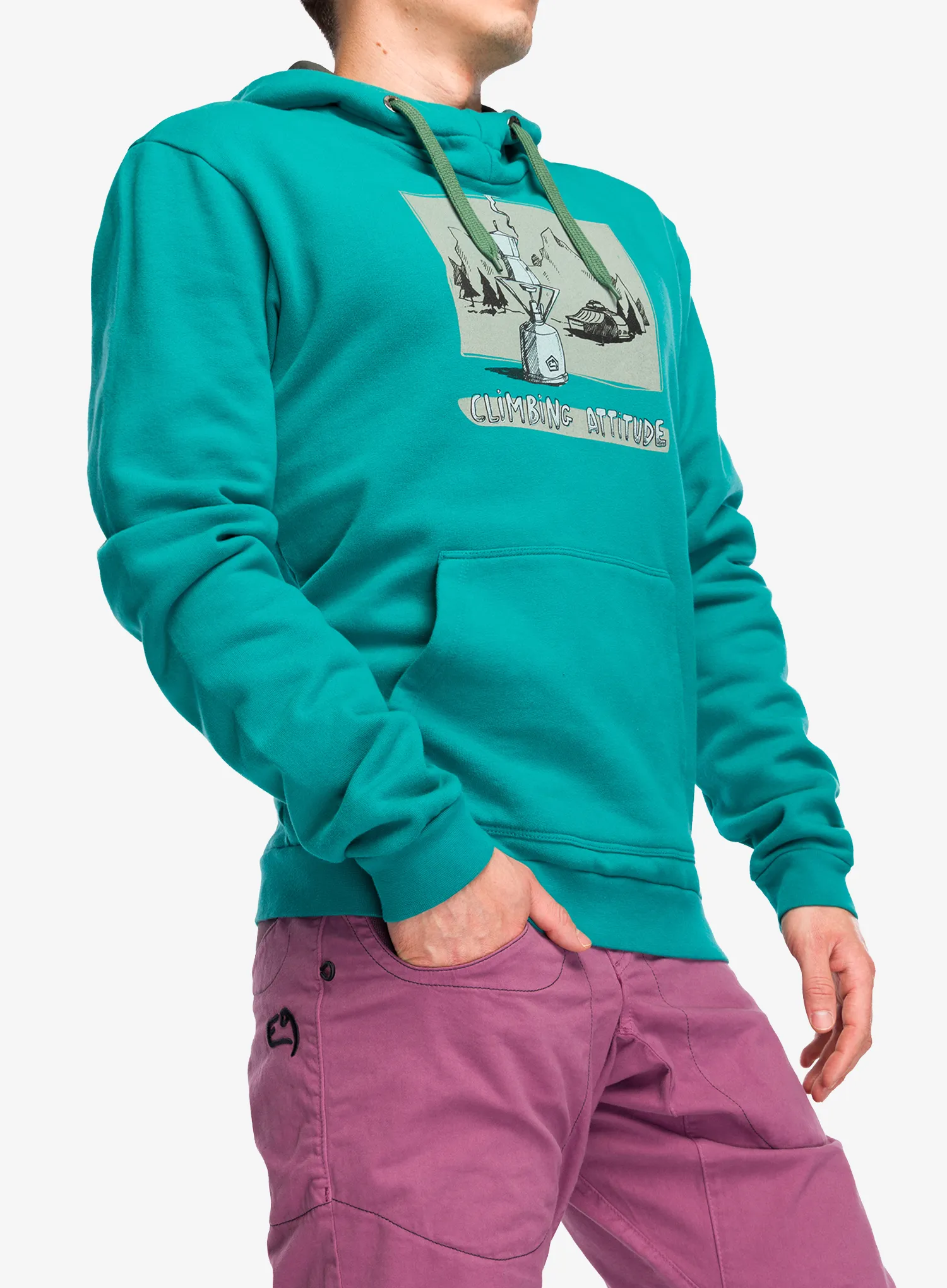Jopica s kapuco E9 Hood - cerulean