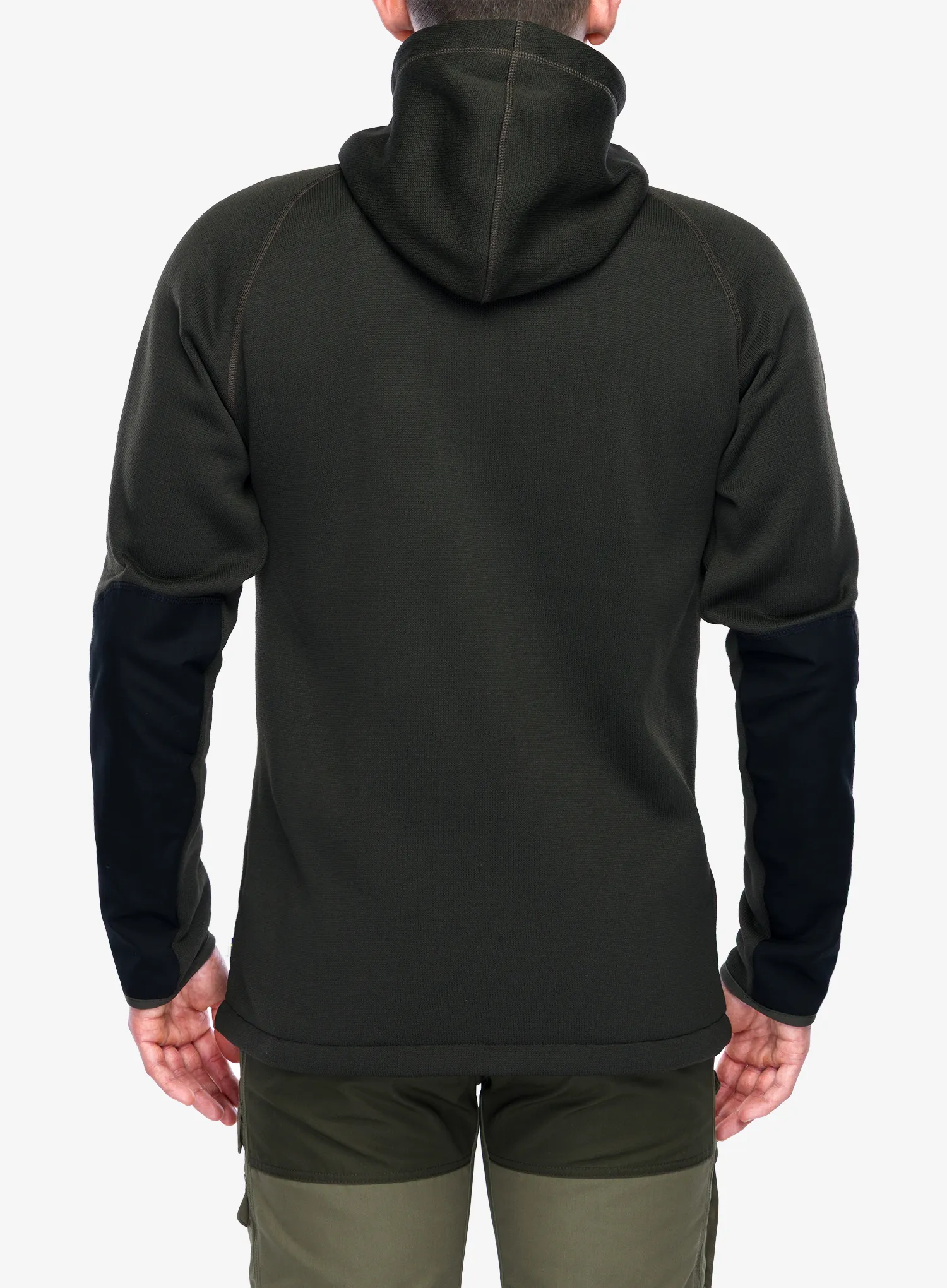 Jopica s kapuco Fjallraven Ovik Fleece Hoodie - deep forest