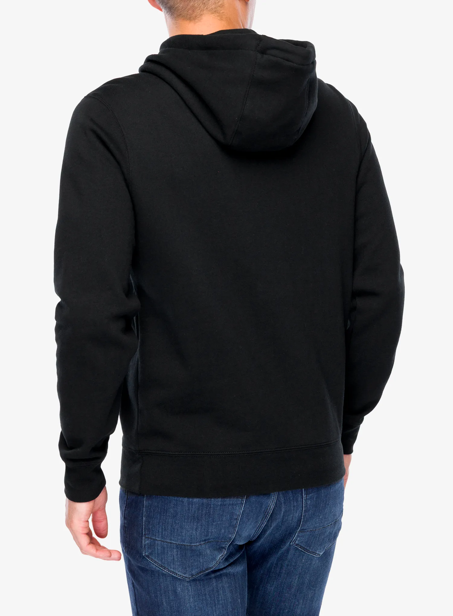 Jopica s kapuco Fox Absolute Fleece Po - black