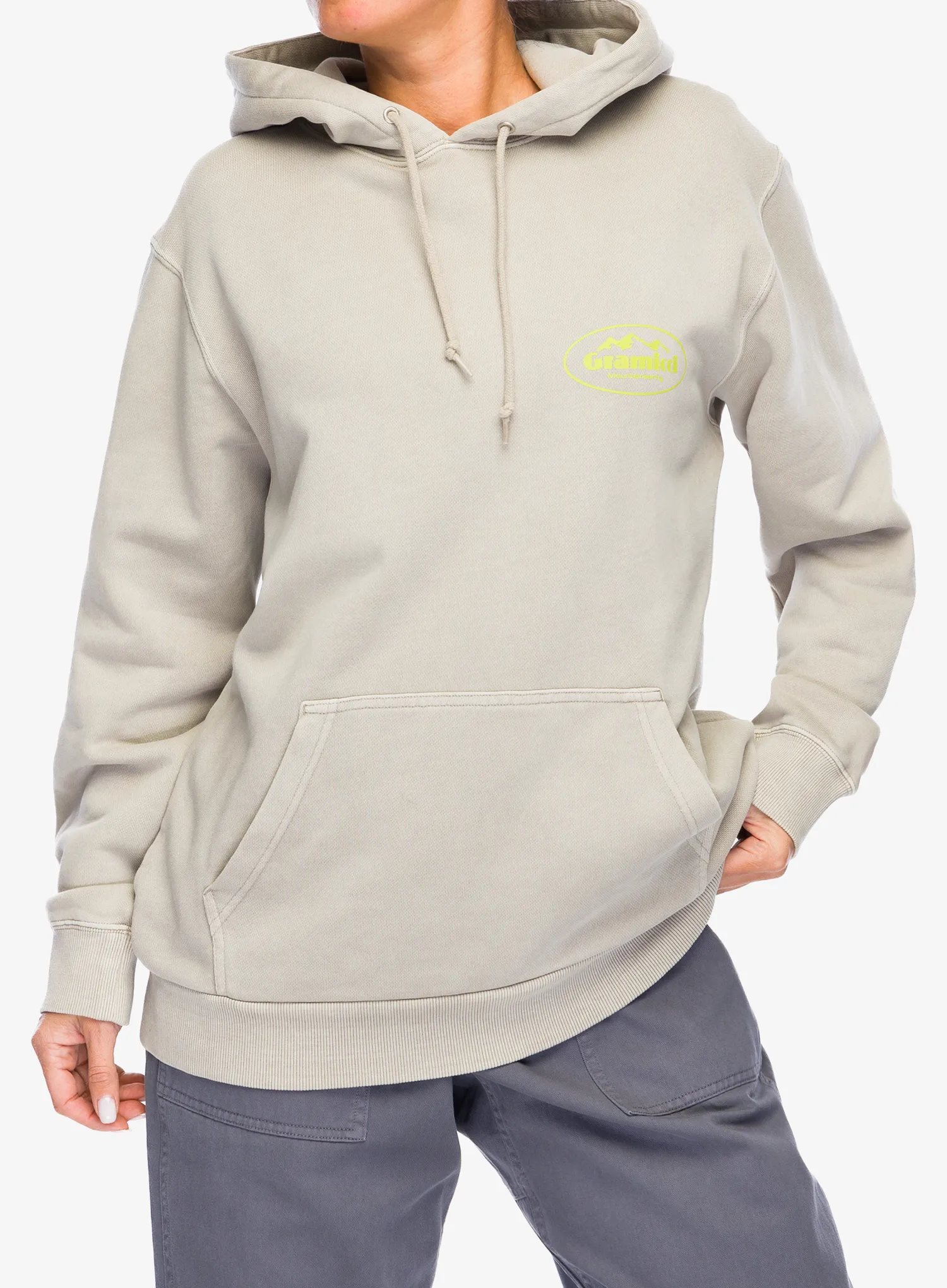 Jopica s kapuco Gramicci Mountaineering Hooded Sweatshirt - pigment oat