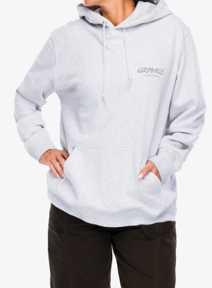 Jopica s kapuco Gramicci Original Freedom Hooded Sweatshirt - grey heather