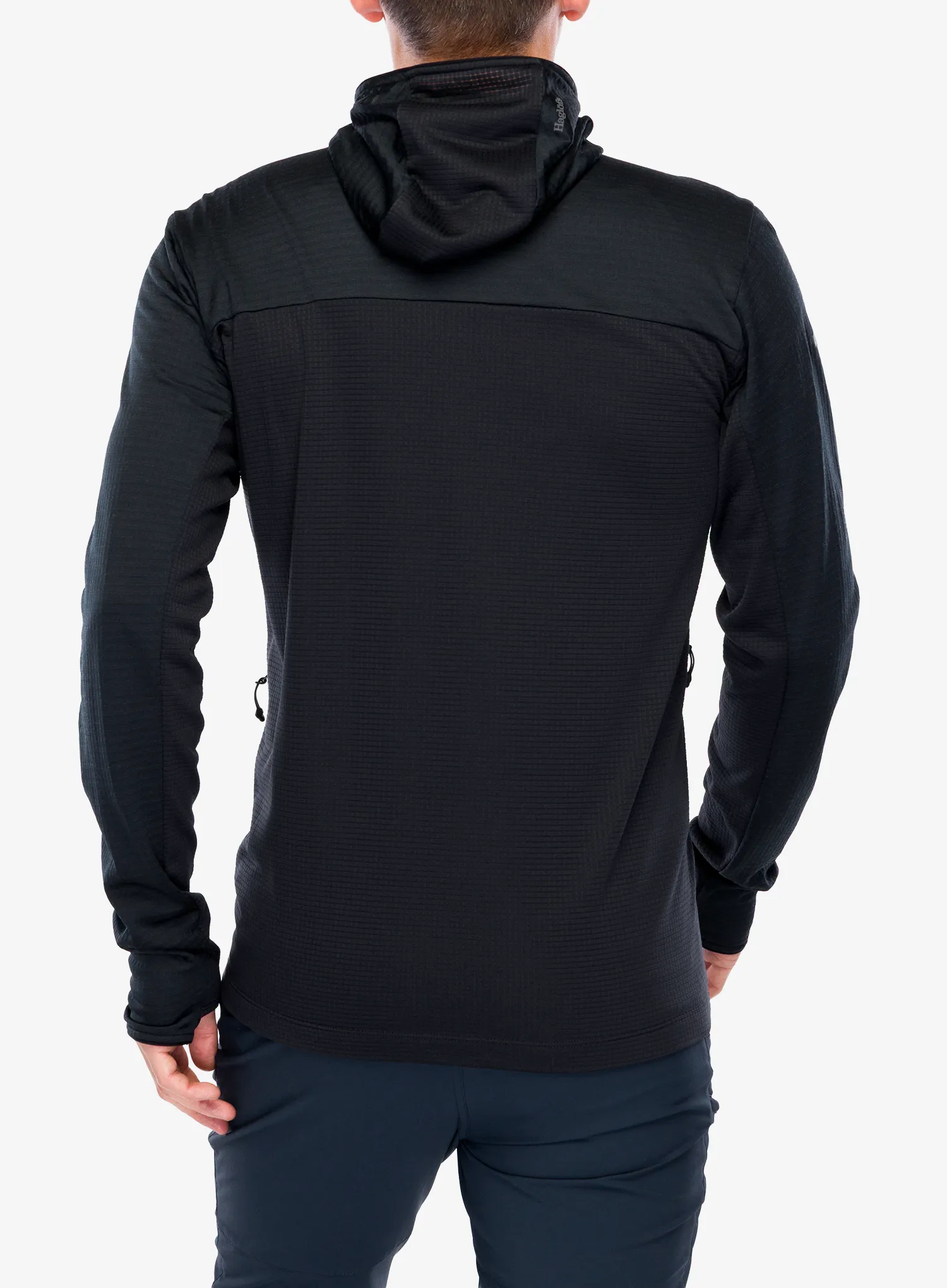 Jopica s kapuco Haglofs L.I.M Mid Fast II Hood - true black