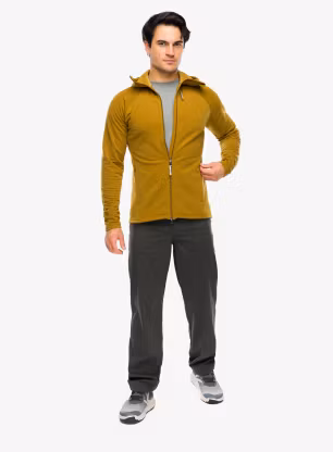 Jopica s kapuco Houdini Aero Houdi - greenish gold