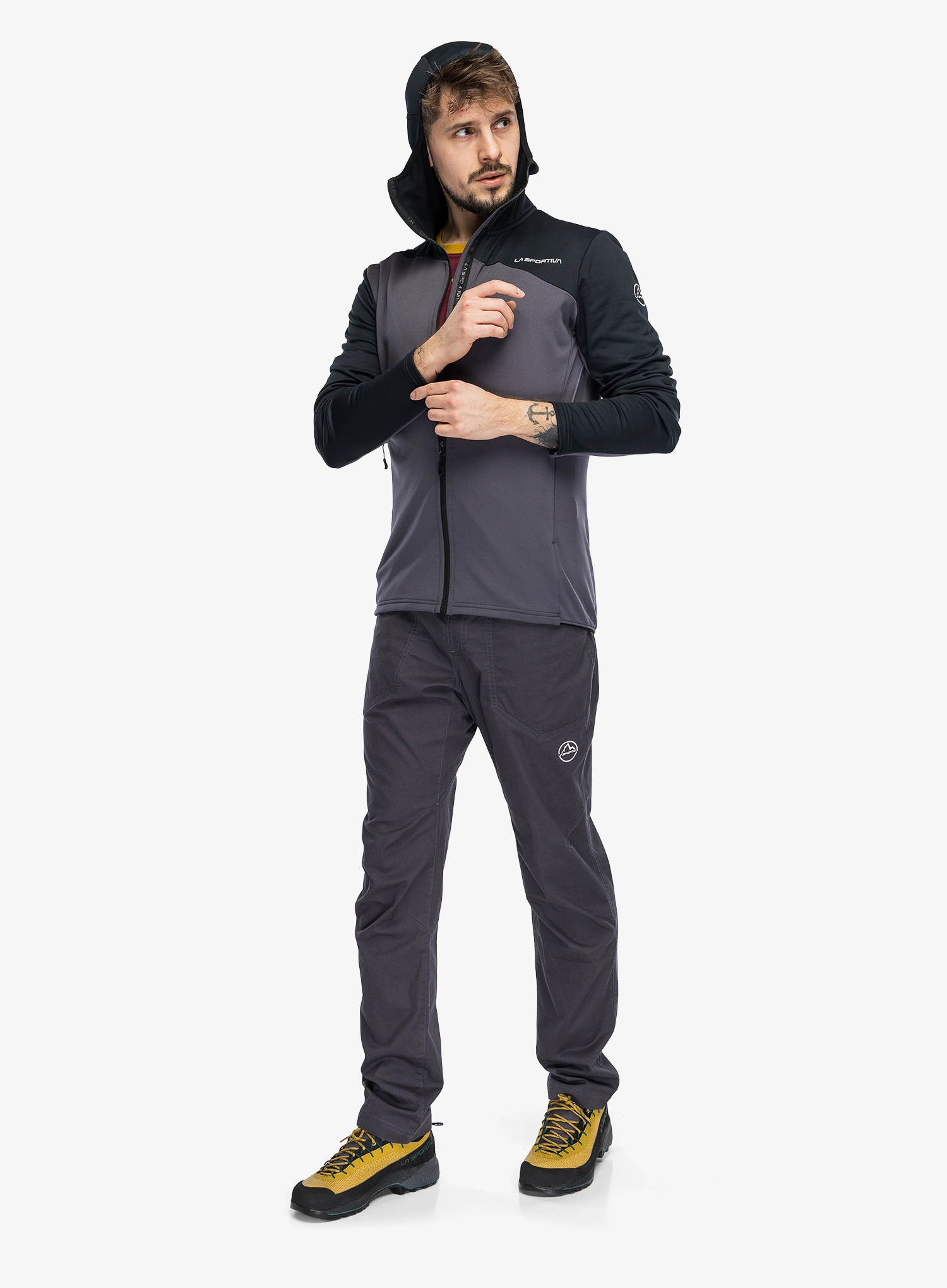 Jopica s kapuco La Sportiva Cosmic Thermal Hoody - onyx/black