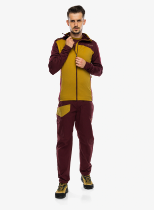 Jopica s kapuco La Sportiva Cosmic Thermal Hoody - savana/redwood
