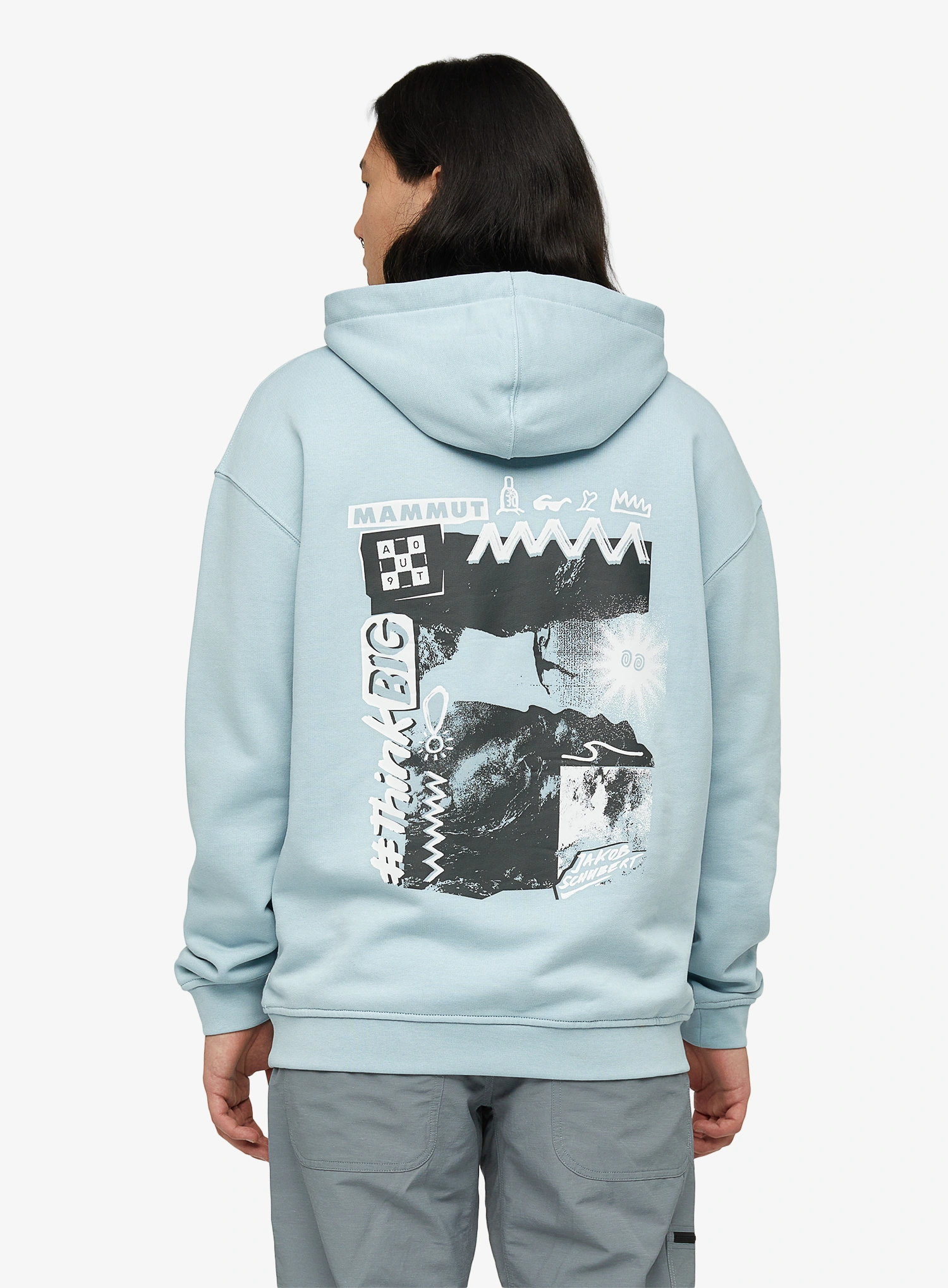 Jopica s kapuco Mammut Jakob Schubert x Mammut ML Hoody - nebla