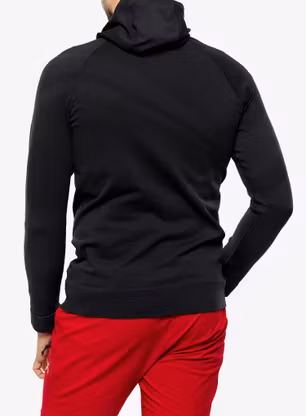Jopica s kapuco Brubeck Thermo Wool by Pustelnik - black