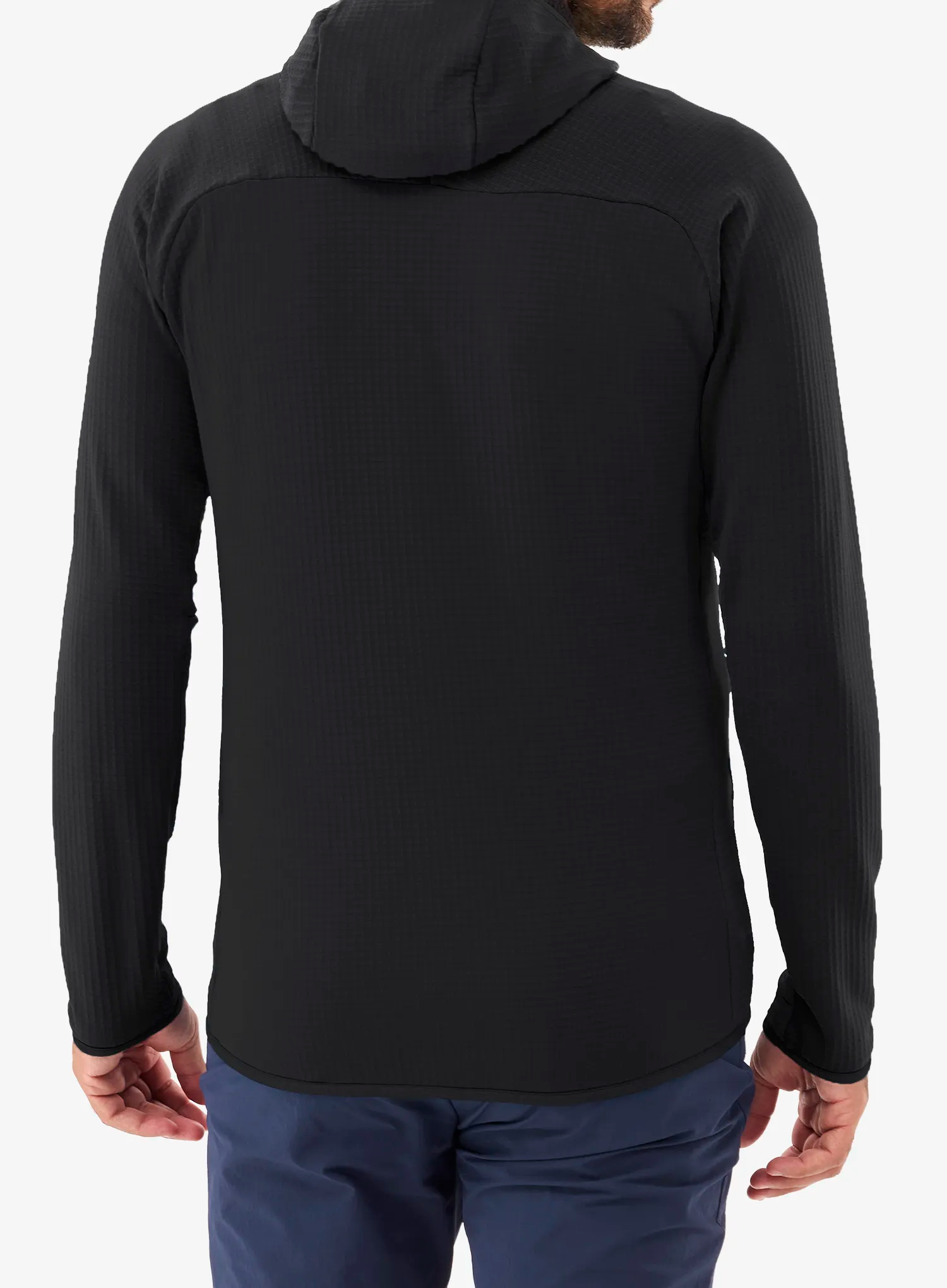 Jopica s kapuco Millet Fusion Grid Hoodie - black/noir