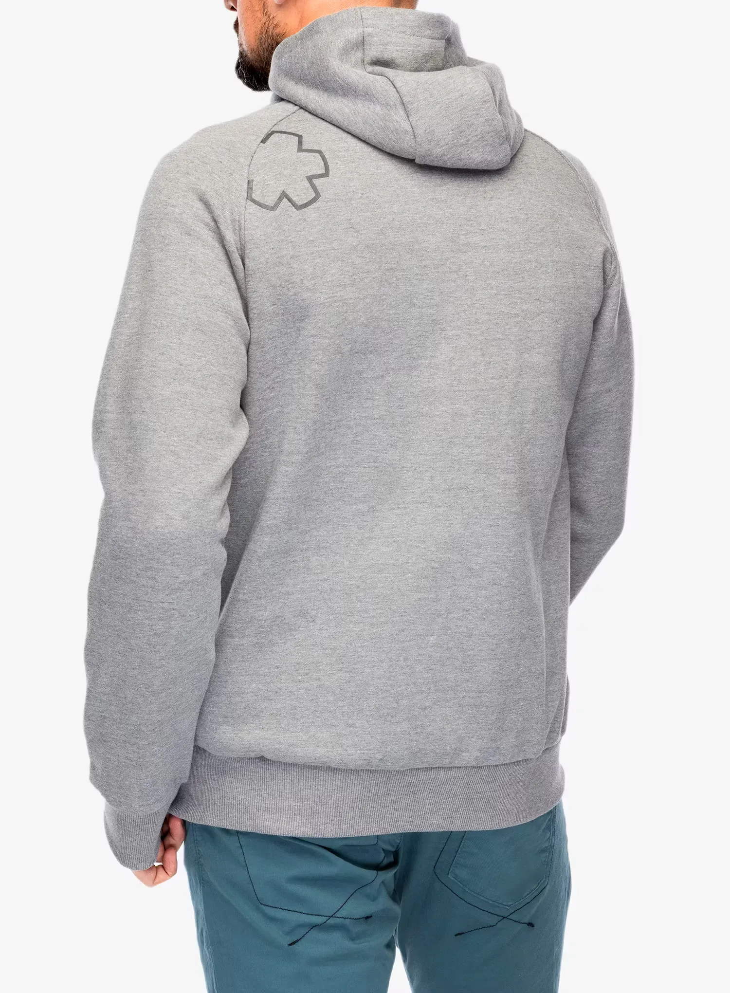 Jopica s kapuco Ocun Hoodie Zipper - grey paloma/excalibur