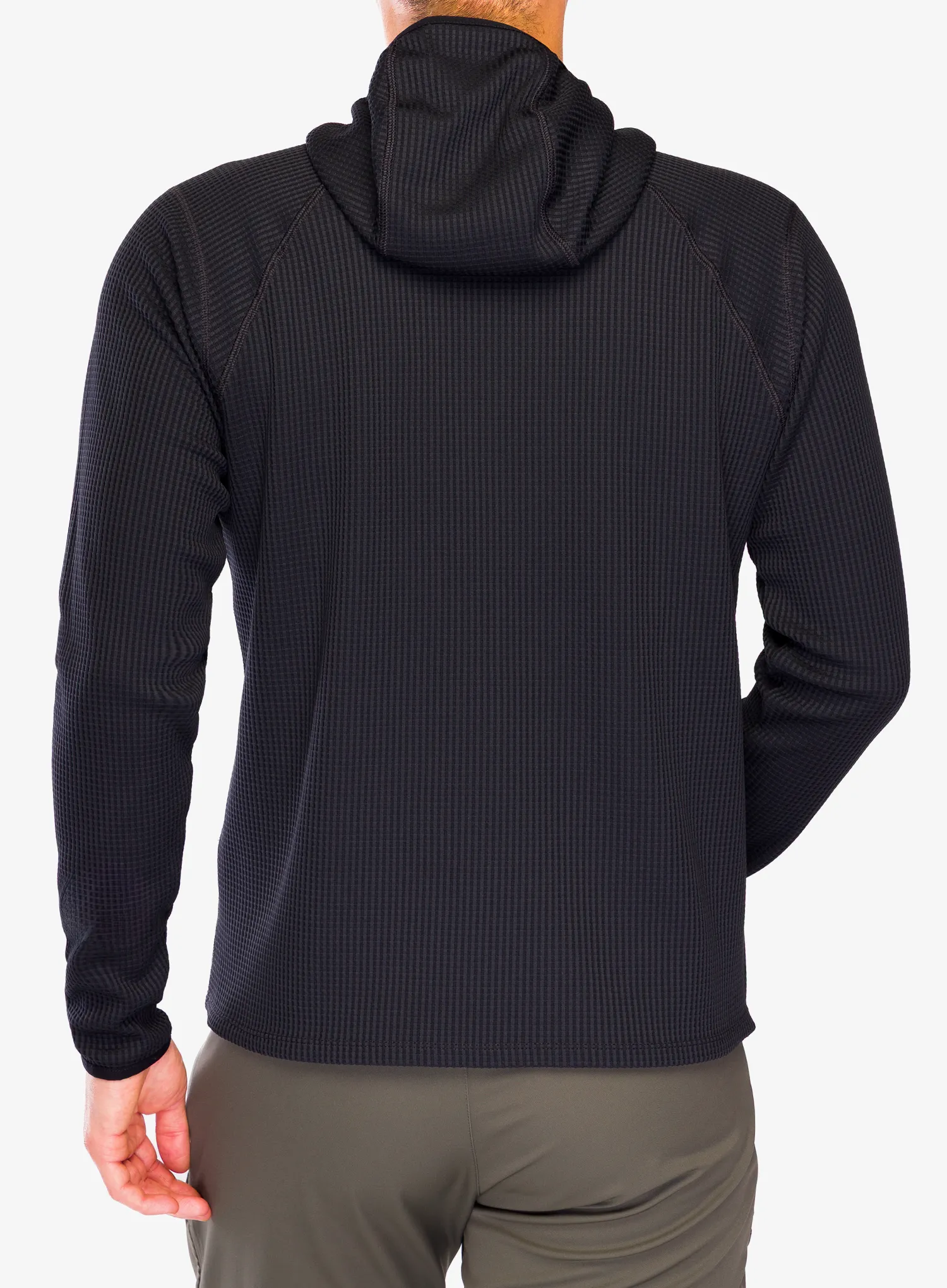 Jopica s kapuco Odlo Cubic Mid Layer Hoody - black