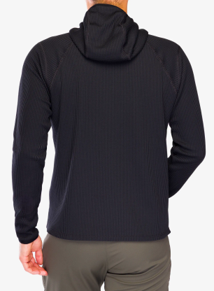 Jopica s kapuco Odlo Cubic Mid Layer Hoody - black