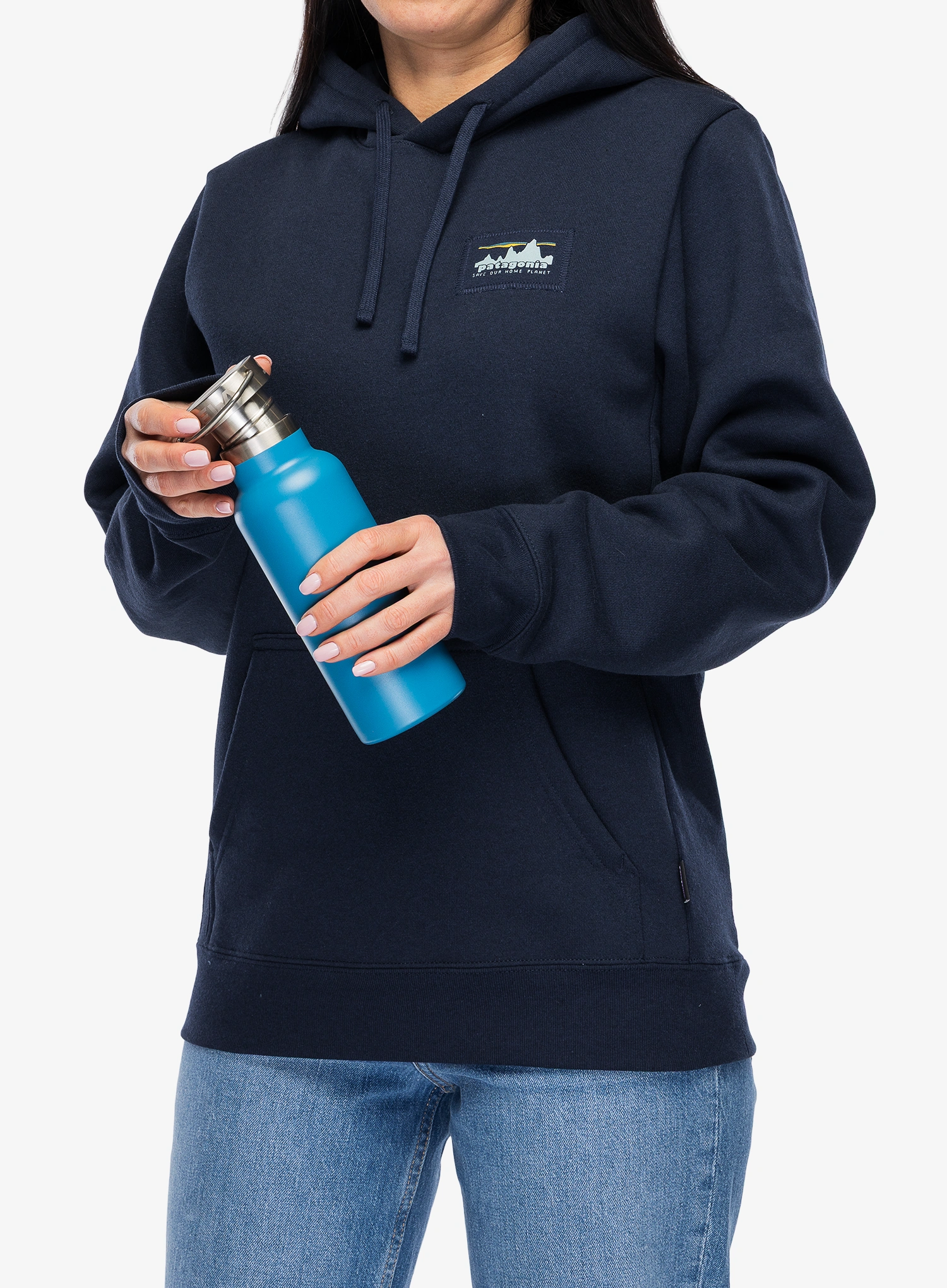 Jopica s kapuco Patagonia 73 Skyline Uprisal Hoody - new navy