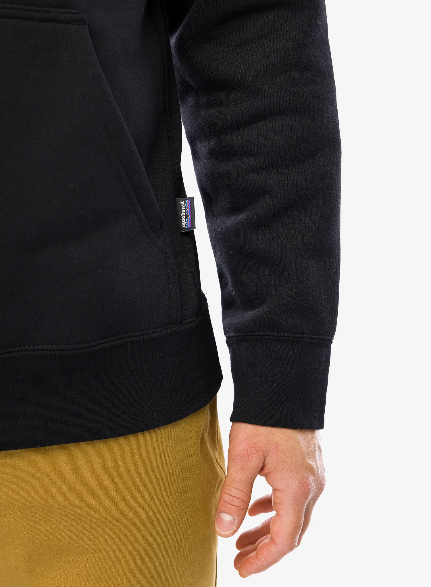 Jopica s kapuco Patagonia 95 Oval Logo Uprisal Hoody - black: kaleido