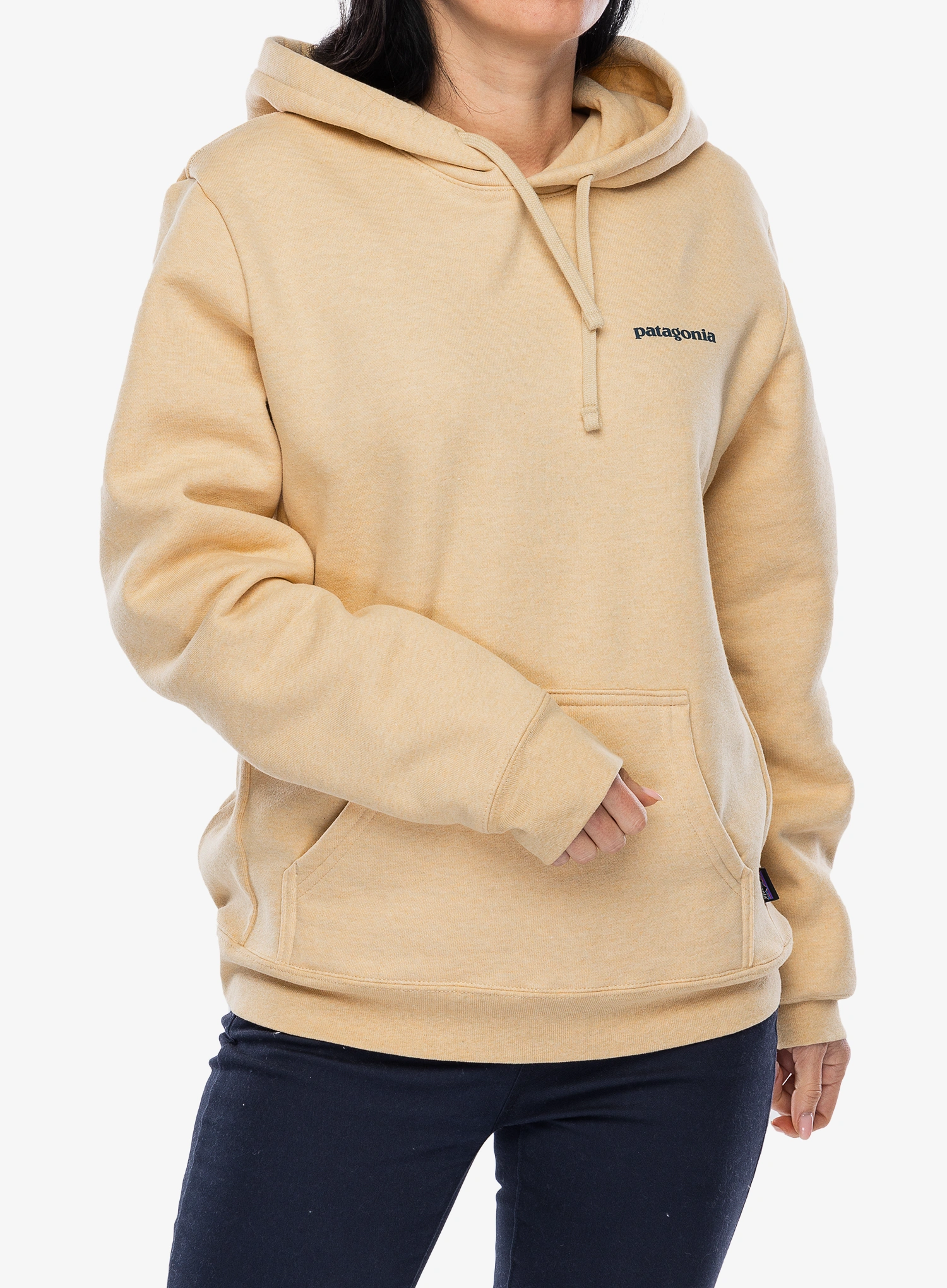 Jopica s kapuco Patagonia Boardshort Logo Uprisal Hoody - beeswax tan