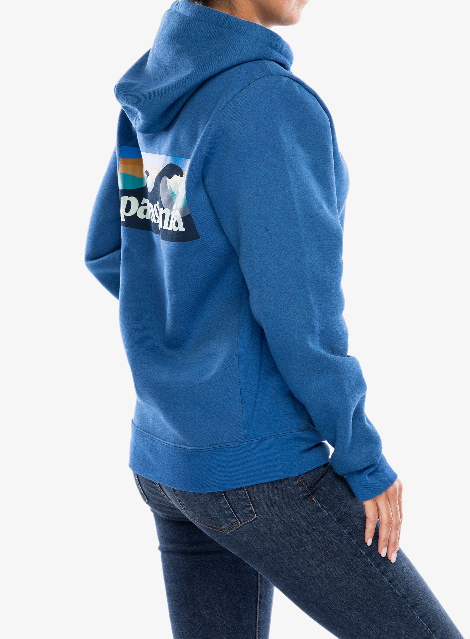 Jopica s kapuco Patagonia Boardshort Logo Uprisal Hoody - endles blue