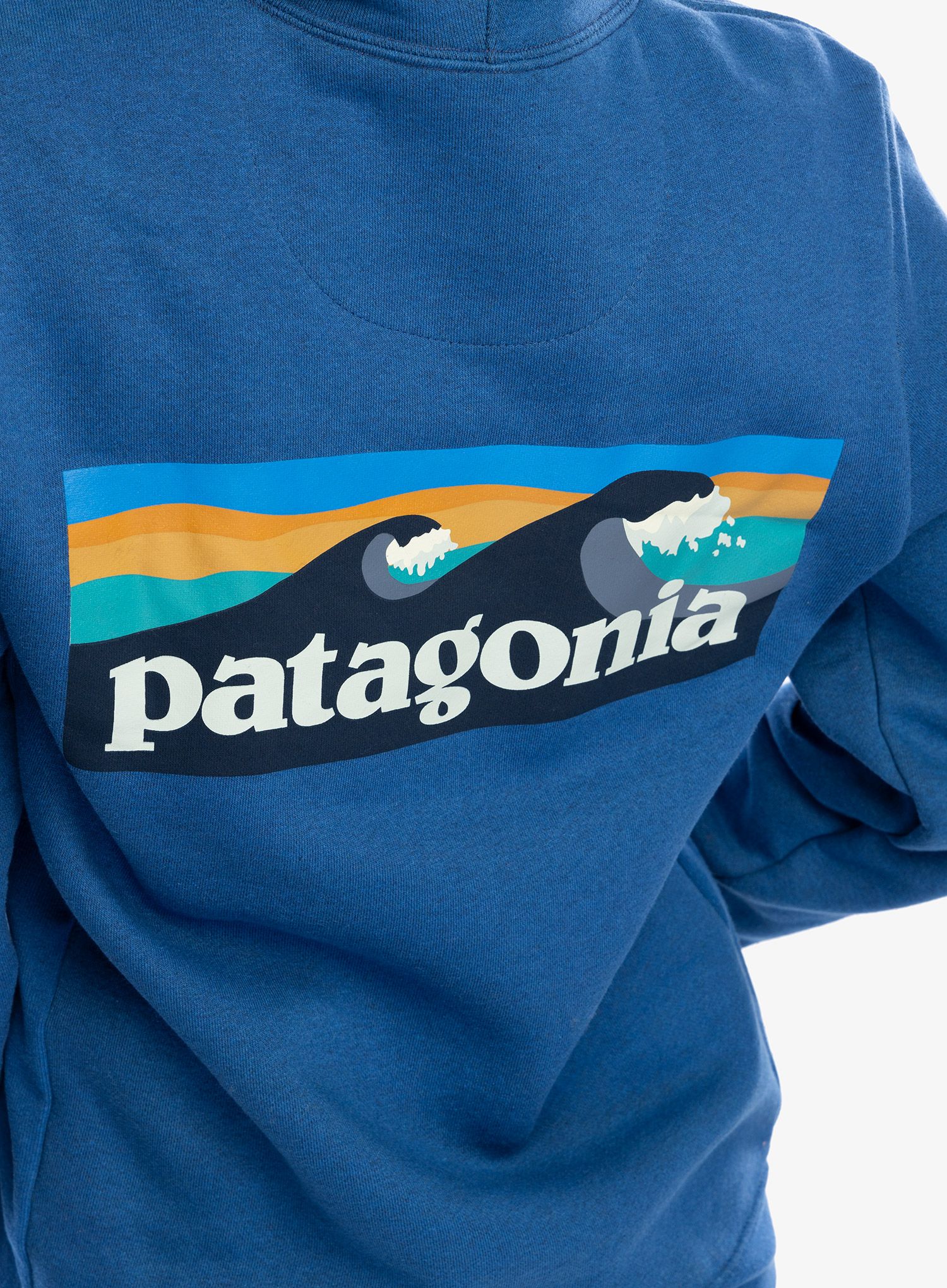 Jopica s kapuco Patagonia Boardshort Logo Uprisal Hoody - endles blue