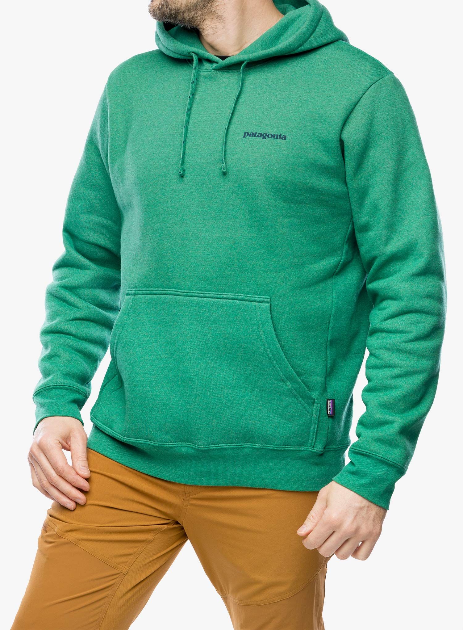 Jopica s kapuco Patagonia Boardshort Logo Uprisal Hoody - gather green