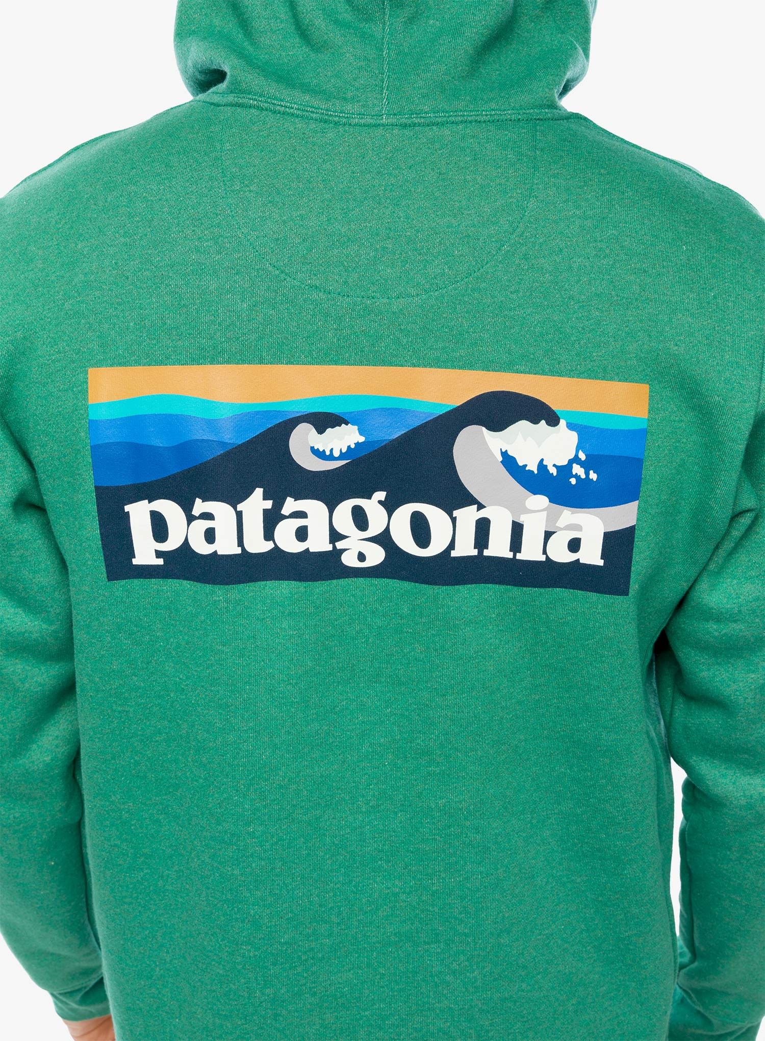 Jopica s kapuco Patagonia Boardshort Logo Uprisal Hoody - gather green